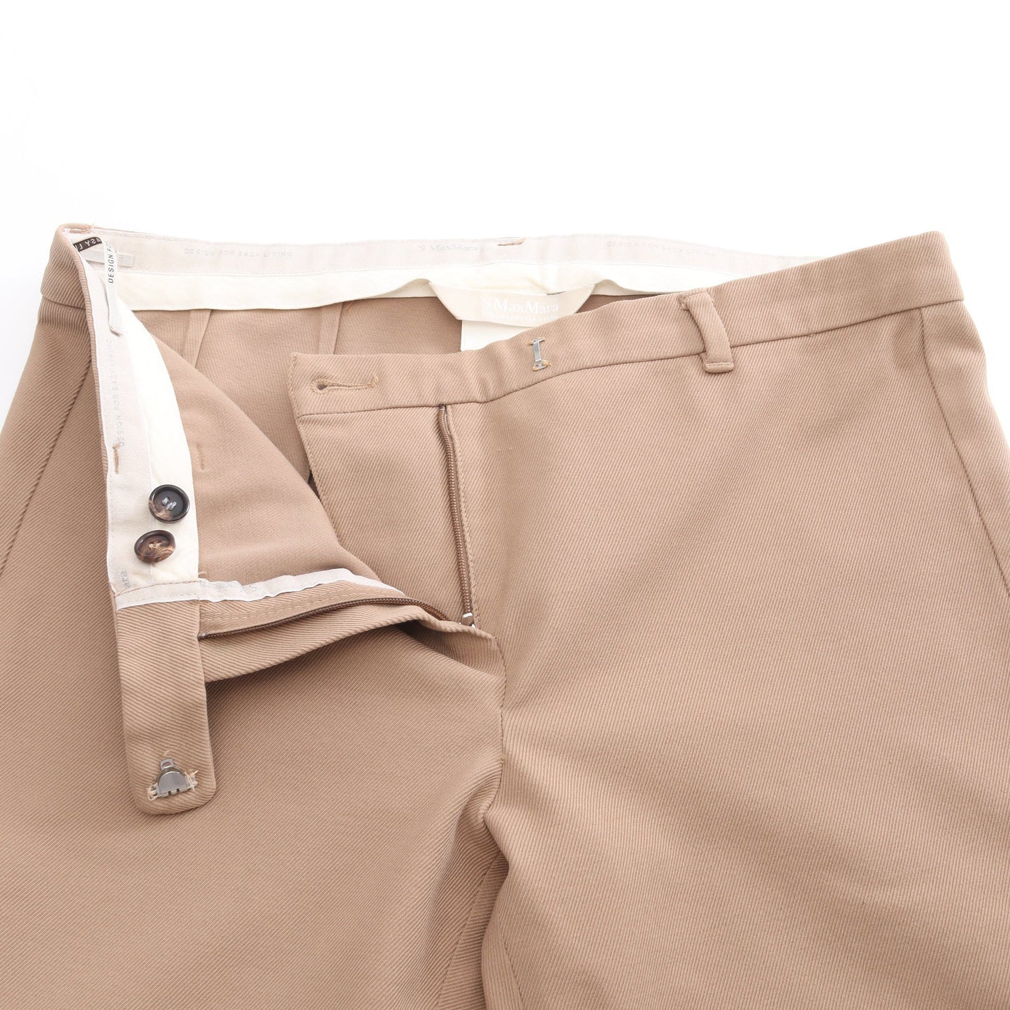 パンツ コットン ベージュ エスマックスマーラ ボトムス S Max Mara