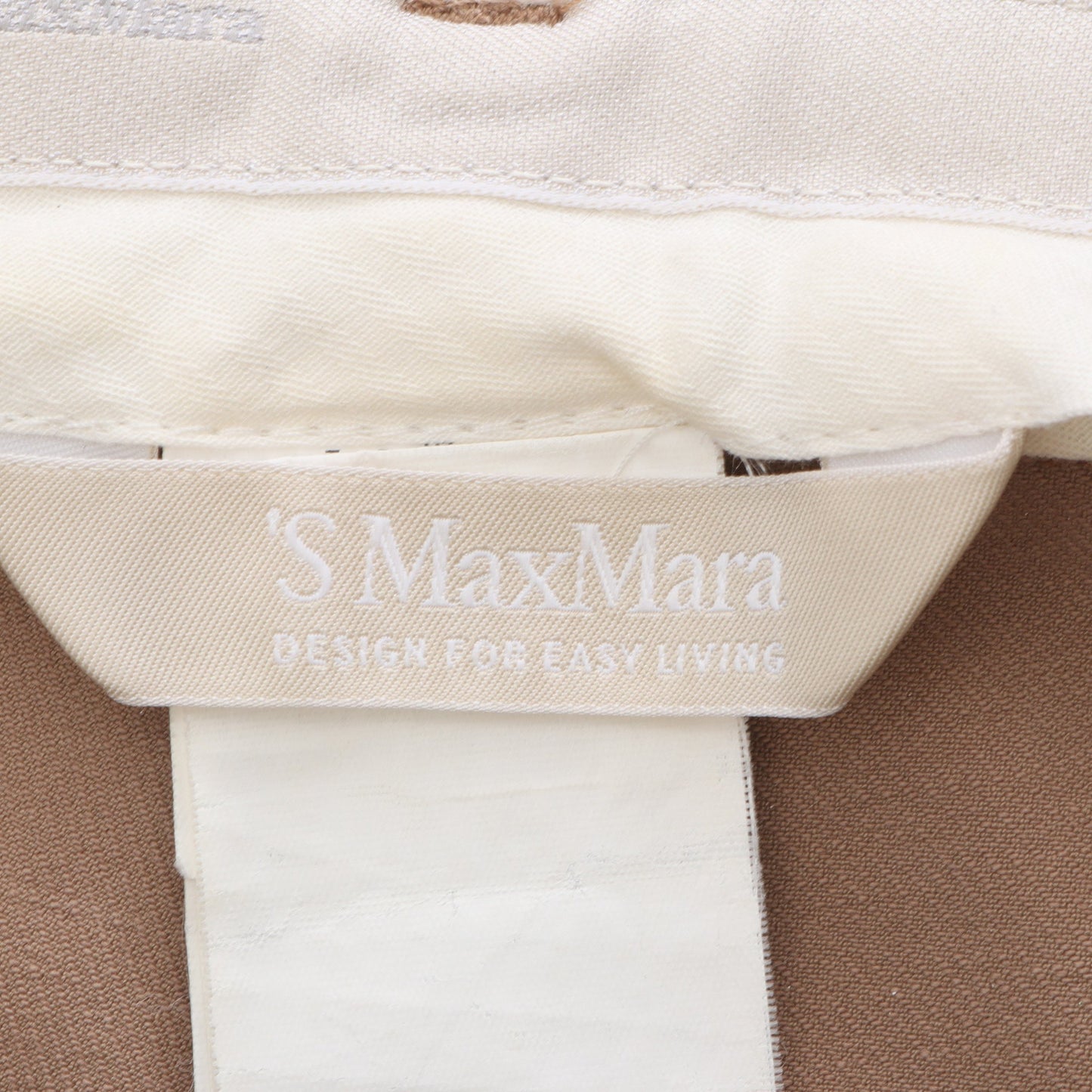 パンツ コットン ベージュ エスマックスマーラ ボトムス S Max Mara