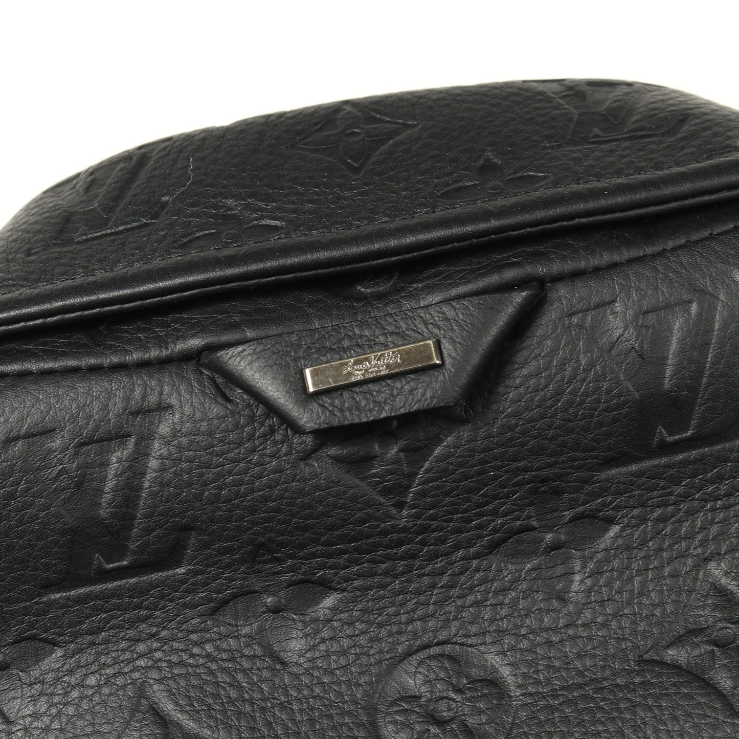 モノグラムエンボス ユーティリティ レザージャケット レザー ブラック ルイヴィトン アウター LOUIS VUITTON