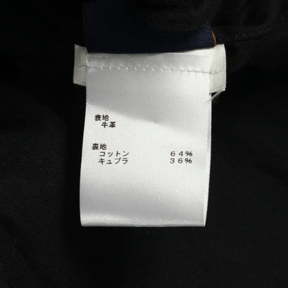 モノグラムエンボス ユーティリティ レザージャケット レザー ブラック ルイヴィトン アウター LOUIS VUITTON