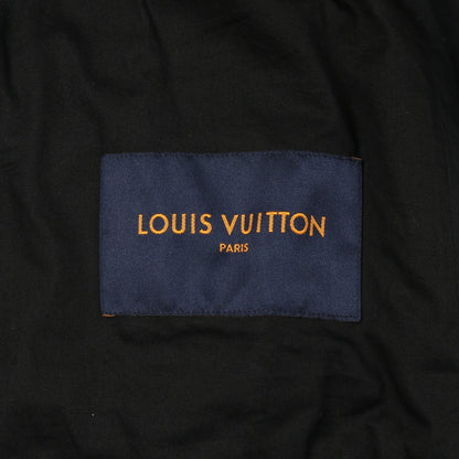 モノグラムエンボス ユーティリティ レザージャケット レザー ブラック ルイヴィトン アウター LOUIS VUITTON