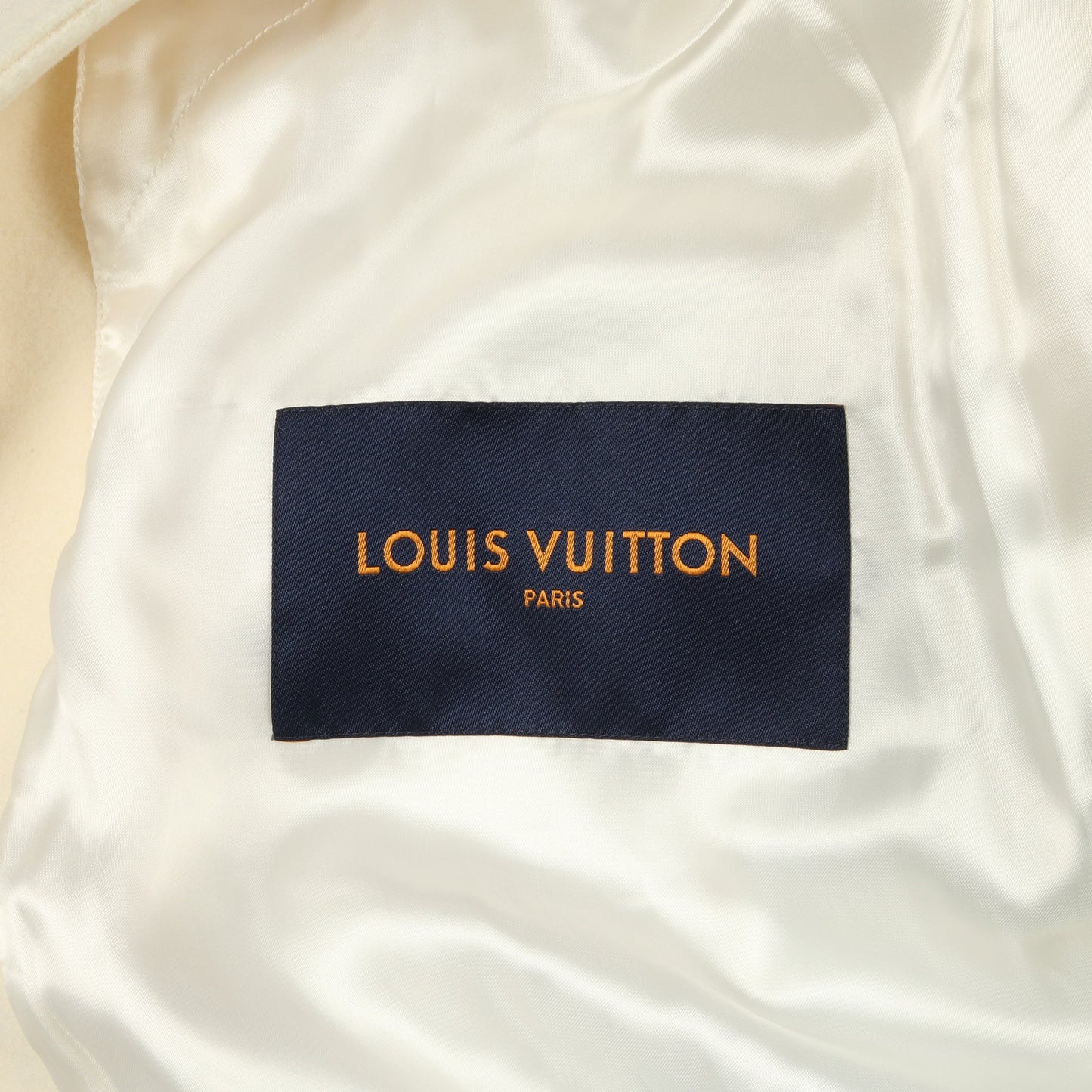 レインボープレイグラウンドバーシティブルゾン スタジャン ジャケット ウール レザー オフホワイト ブルー マルチカラー ルイヴィトン アウター LOUIS VUITTON