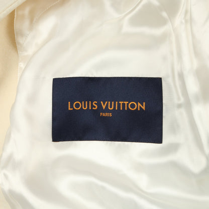 レインボープレイグラウンドバーシティブルゾン スタジャン ジャケット ウール レザー オフホワイト ブルー マルチカラー ルイヴィトン アウター LOUIS VUITTON