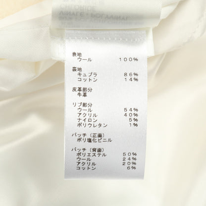 レインボープレイグラウンドバーシティブルゾン スタジャン ジャケット ウール レザー オフホワイト ブルー マルチカラー ルイヴィトン アウター LOUIS VUITTON