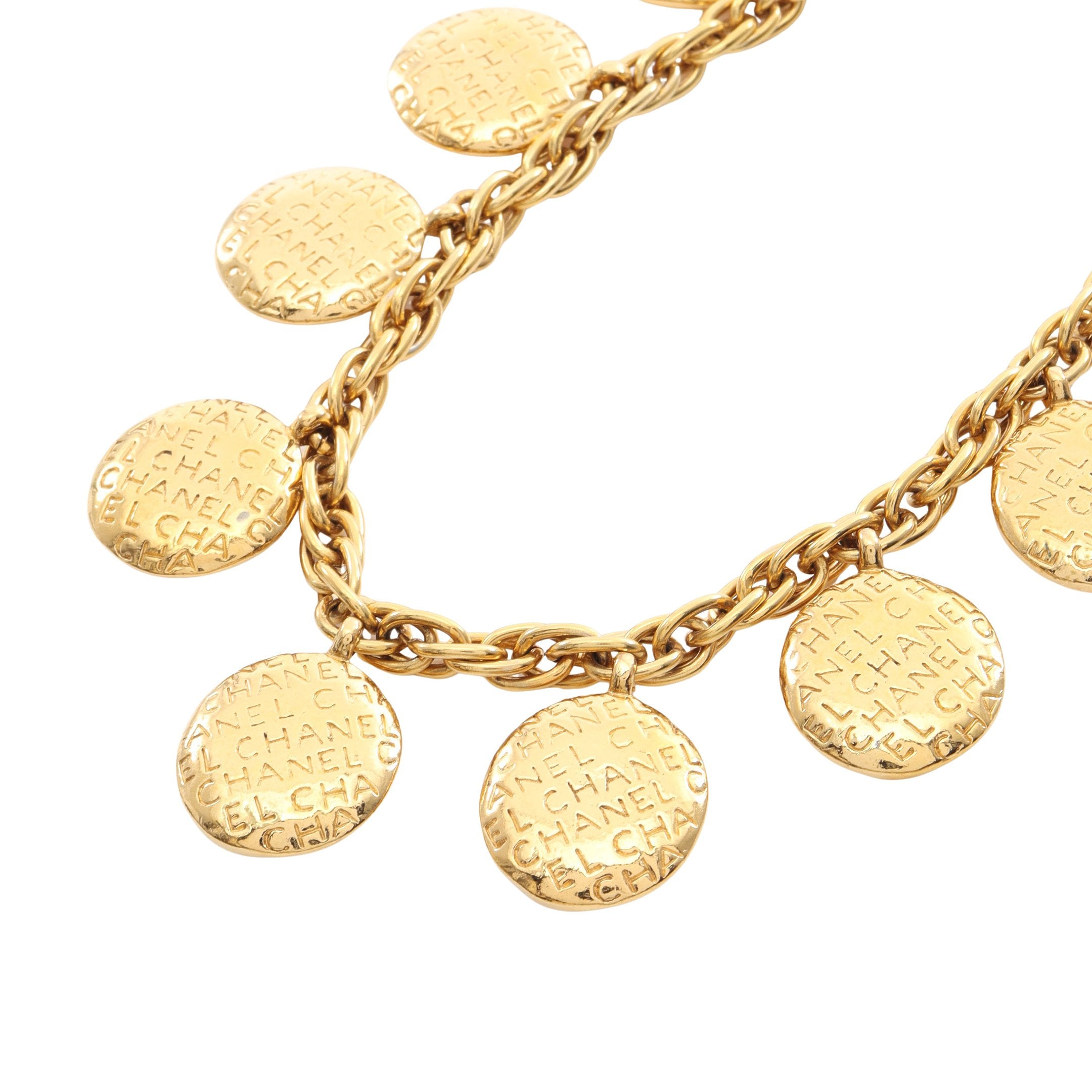 マドモアゼル ネックレス GP ゴールド ヴィンテージ シャネル – RECLO