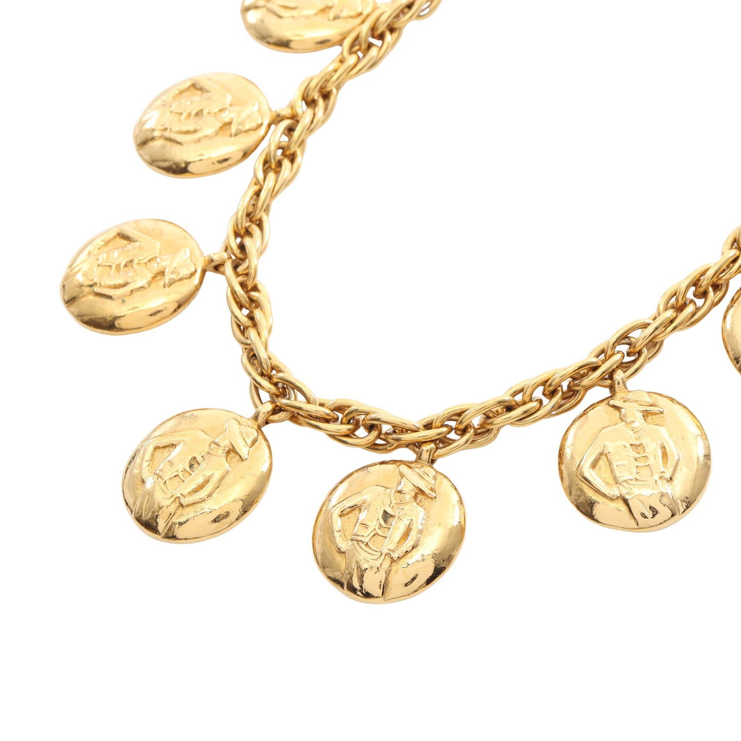 マドモアゼル ネックレス GP ゴールド ヴィンテージ シャネル アクセサリー CHANEL