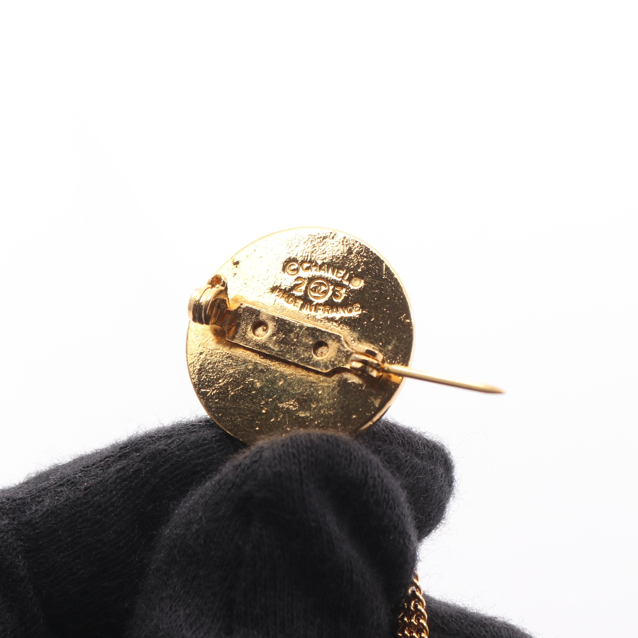 ココマーク マトラッセ バッグモチーフ ブローチ GP ゴールド 23