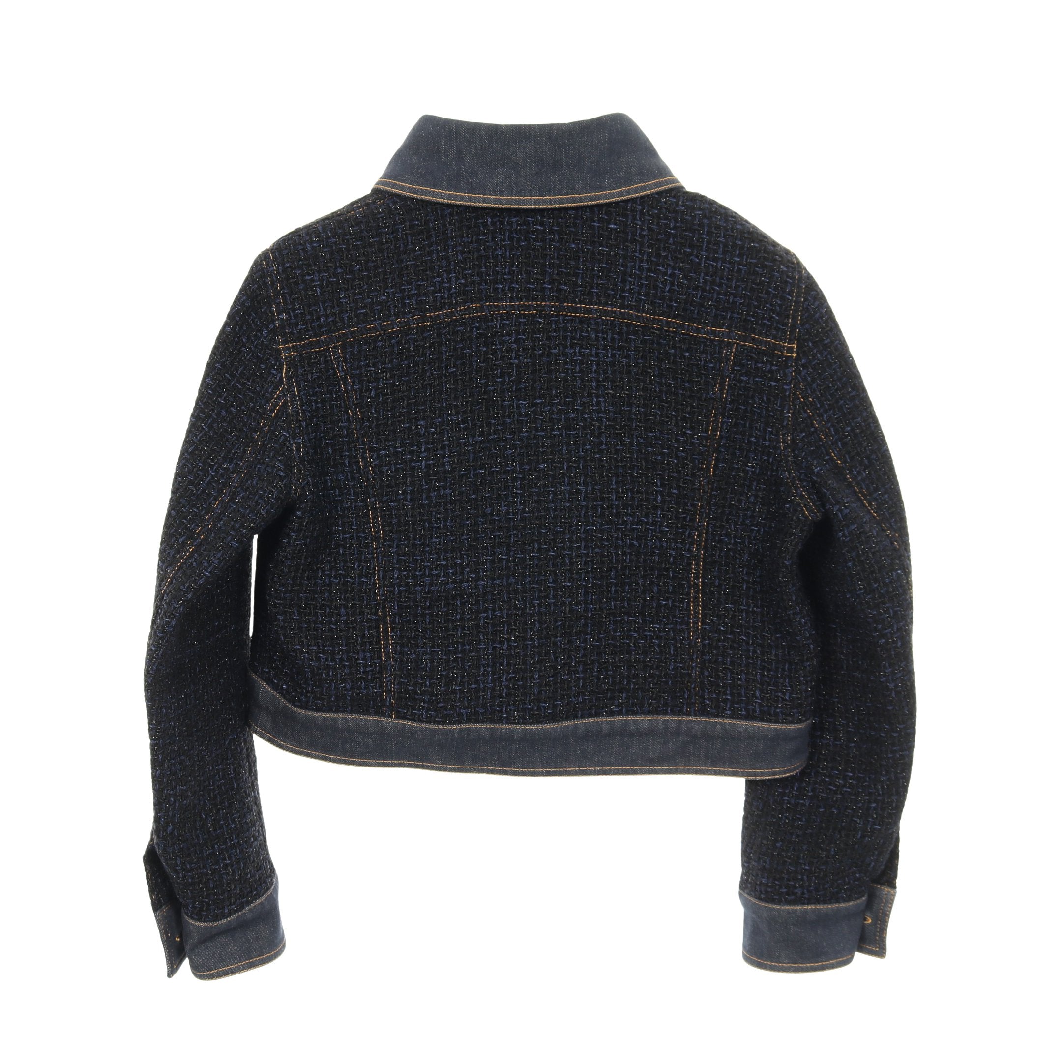 シャネル　CHANEL デニムジャケット　38 ココマークボタン CHANEL - 美品 CHANEL シャネル ココボタン スパンコール デニム