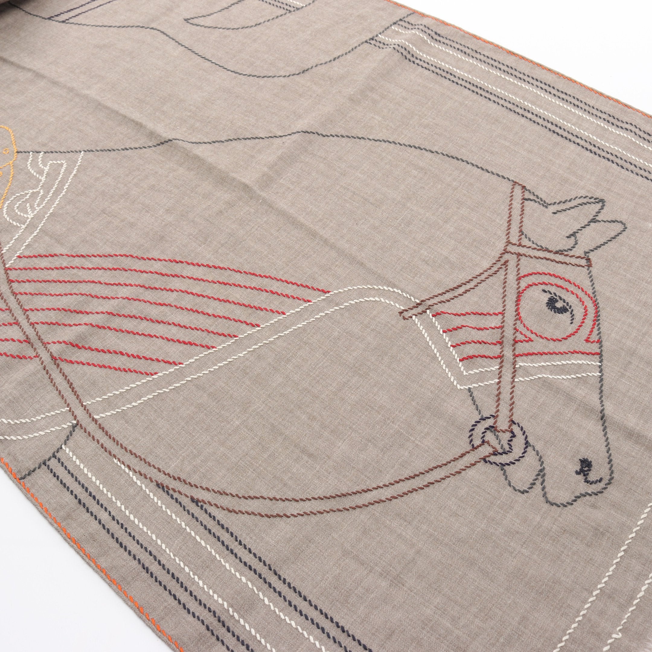 レクタングル Cheval a la Couverture ストール ショール カシミヤ