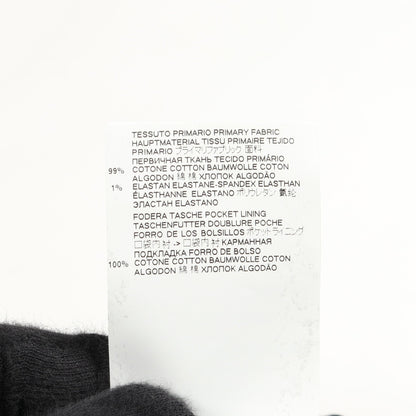 ワイド デニムパンツ コットン ブラック ボタンフライ エムエムシックスメゾンマルジェラ ボトムス MM6 MAISON MARGIELA