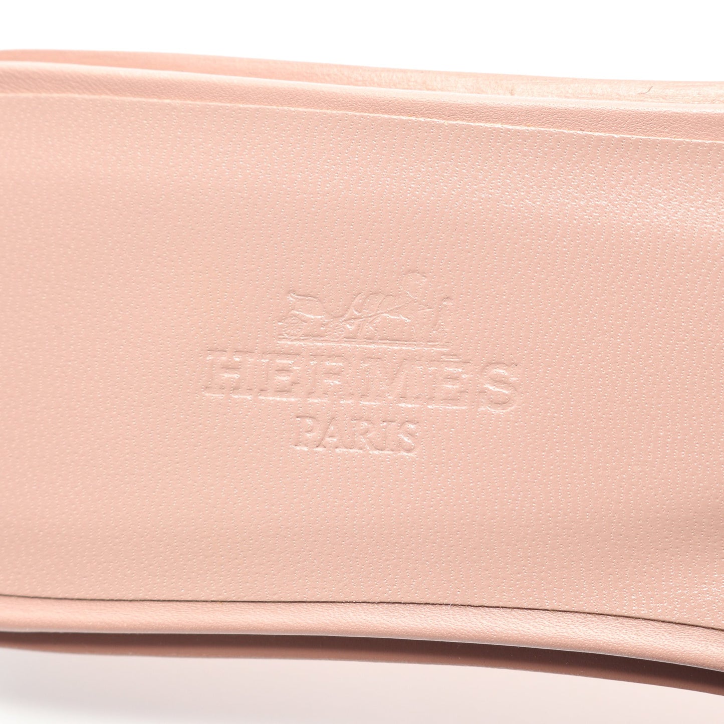 オラン サンダル レザー ピンク ブラック エルメス シューズ HERMES