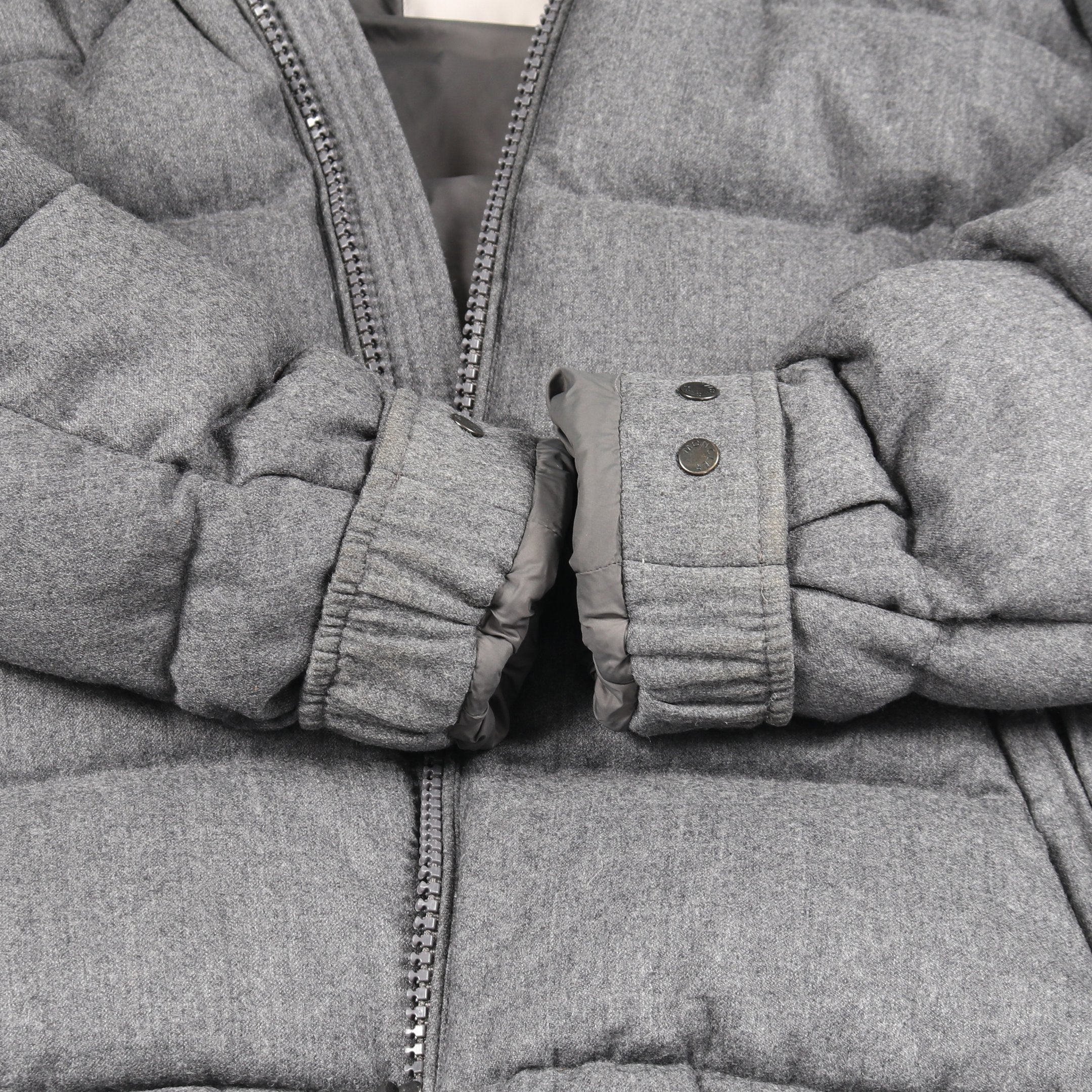 MONTGENEVRE モンジュネーヴル ダウンジャケット ウール グレー