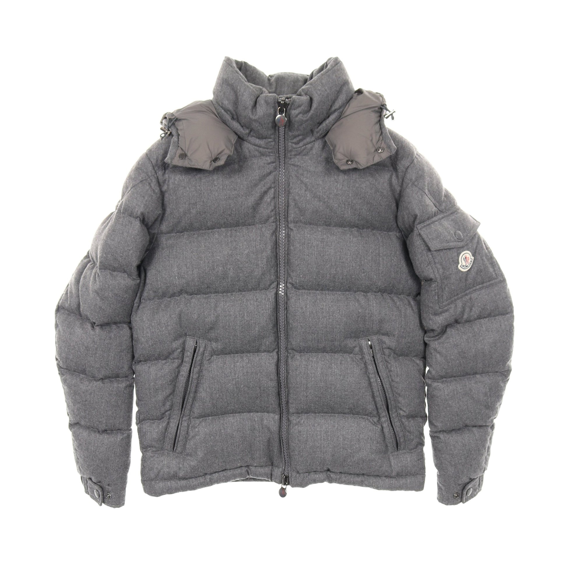MONTGENEVRE モンジュネーヴル ダウンジャケット ウール グレー モンクレール アウター MONCLER