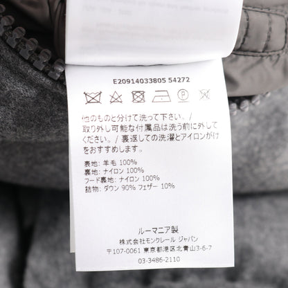MONTGENEVRE モンジュネーヴル ダウンジャケット ウール グレー モンクレール アウター MONCLER