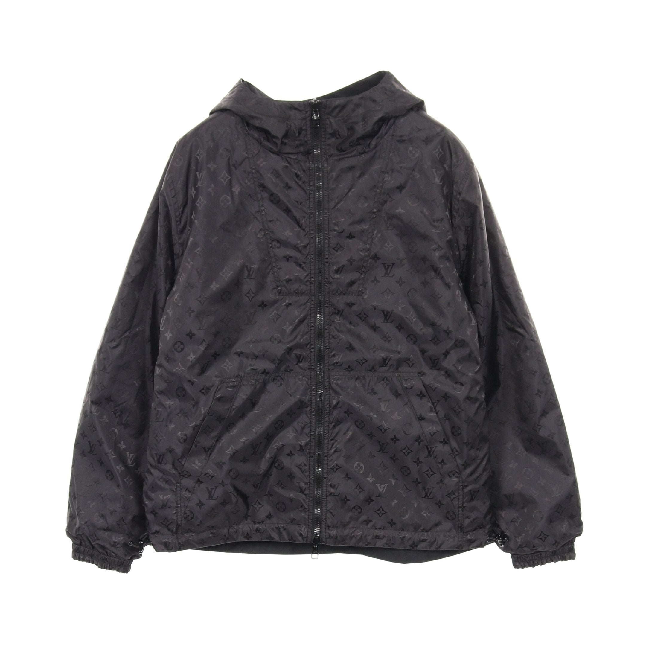 モノグラム リバーシブル ウィンドブレーカー ジップアップパーカー