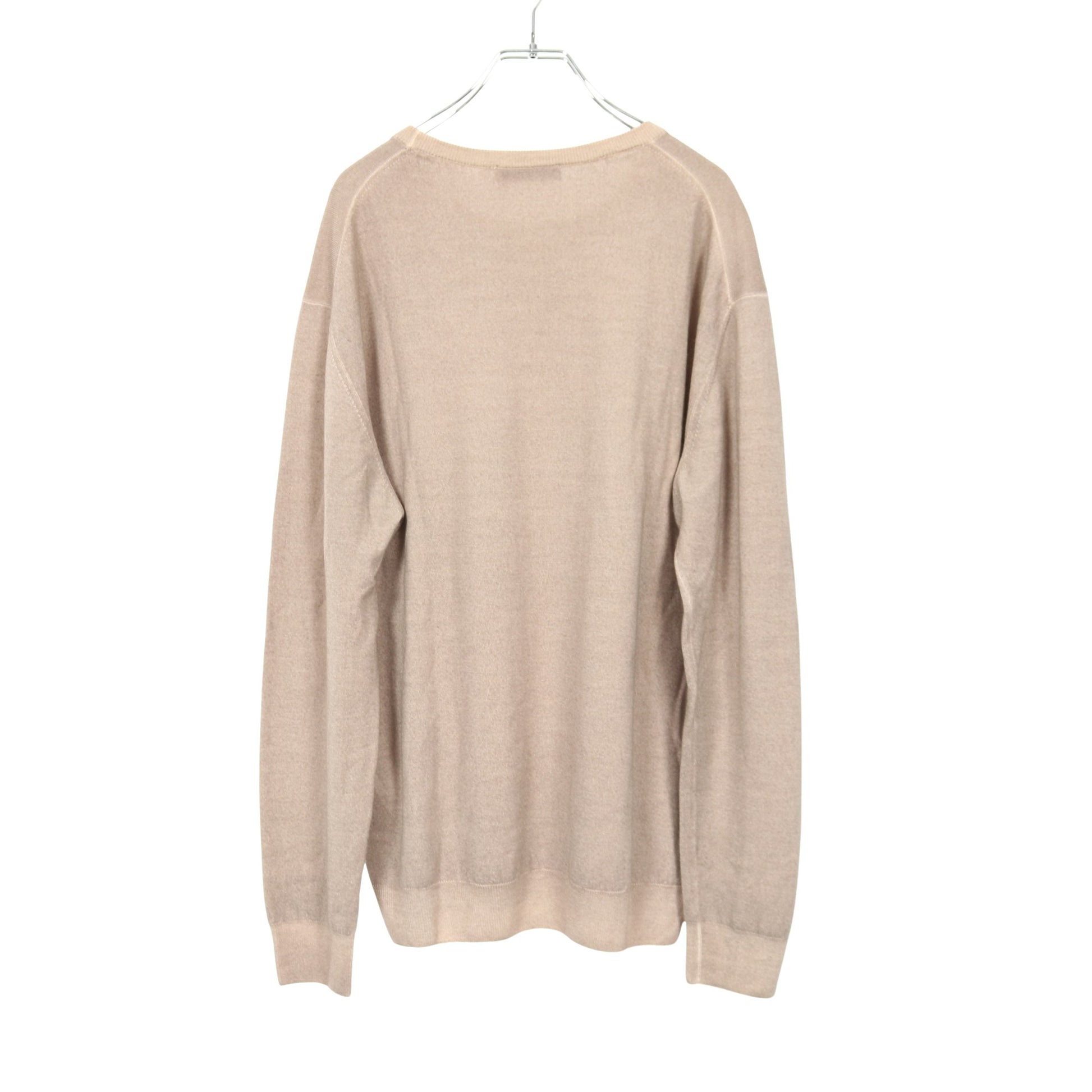 ニット クルーネック ウール ベージュ クルチアーニ トップス Cruciani