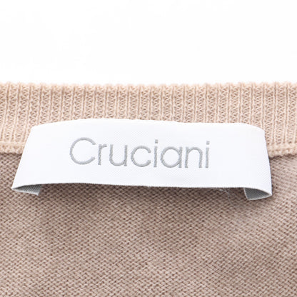 ニット クルーネック ウール ベージュ クルチアーニ トップス Cruciani