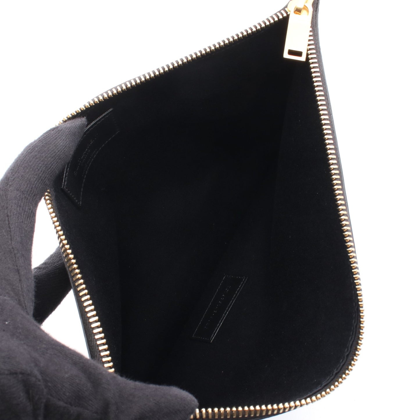 クラッチバッグ セカンドバッグ レザー ブラック サンローランパリ バッグ SAINT LAURENT PARIS