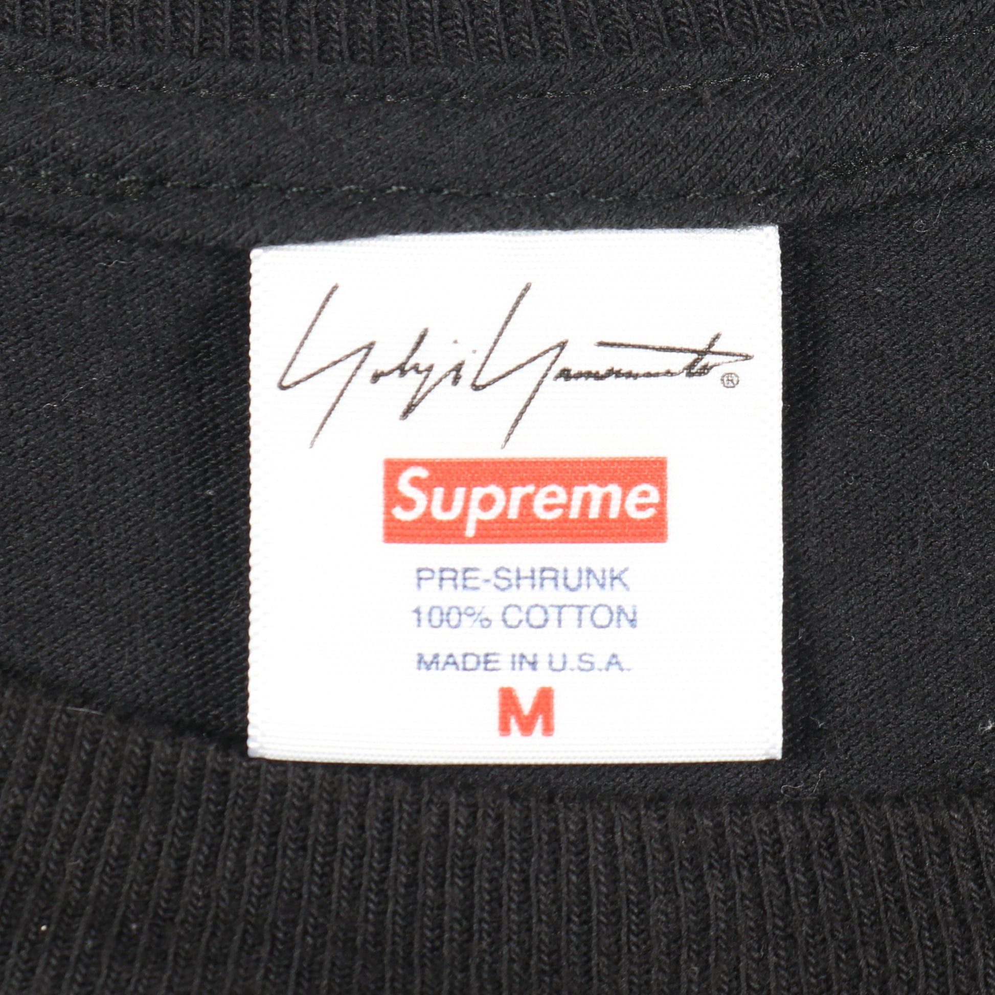 Supreme × Yoji Yamamoto Scribble Portrait Tee 半袖Tシャツ コットン ブラック シュプリーム トップス Supreme