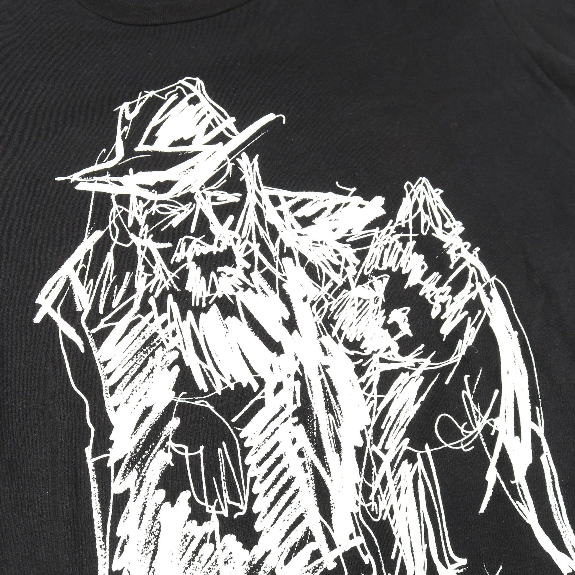 Supreme × Yoji Yamamoto Scribble Portrait Tee 半袖Tシャツ コットン ブラック シュプリーム トップス Supreme