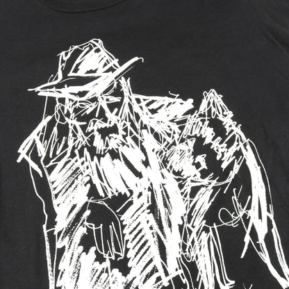 Supreme × Yoji Yamamoto Scribble Portrait Tee 半袖Tシャツ コットン ブラック シュプリーム トップス Supreme