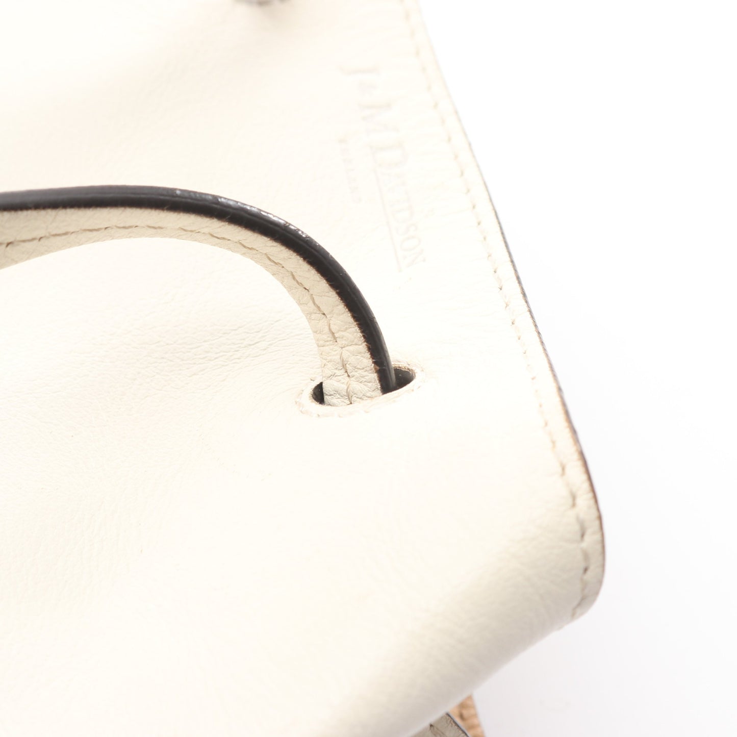 MINI DAISY ミニデイジー ハンドバッグ レザー アイボリー スタッズ ジェイアンドエムデヴィッドソン バッグ J&M DAVIDSON