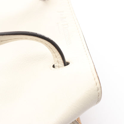 MINI DAISY ミニデイジー ハンドバッグ レザー アイボリー スタッズ ジェイアンドエムデヴィッドソン バッグ J&M DAVIDSON