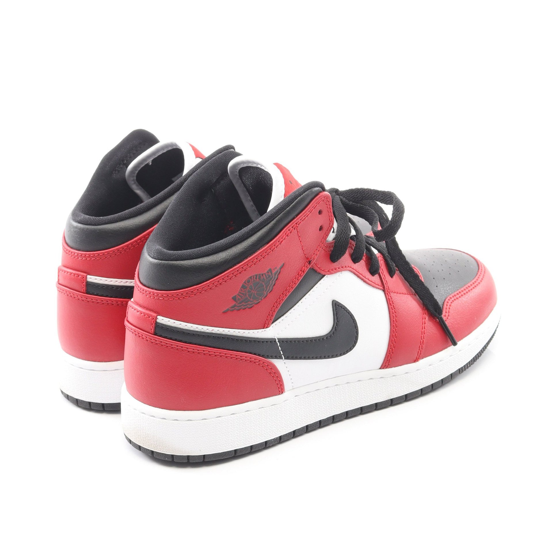 AIR JORDAN 1 MID GS CHICAGO キッズ ハイカットスニーカー レザー レッド ブラック ホワイト ナイキ シューズ NIKE