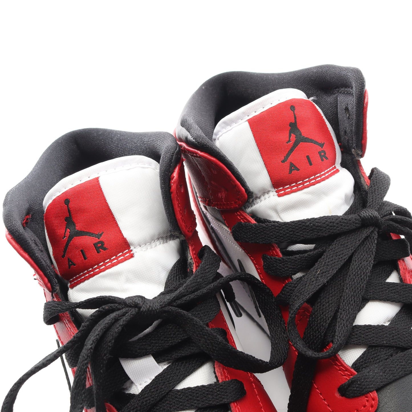 AIR JORDAN 1 MID GS CHICAGO キッズ ハイカットスニーカー レザー レッド ブラック ホワイト ナイキ シューズ NIKE