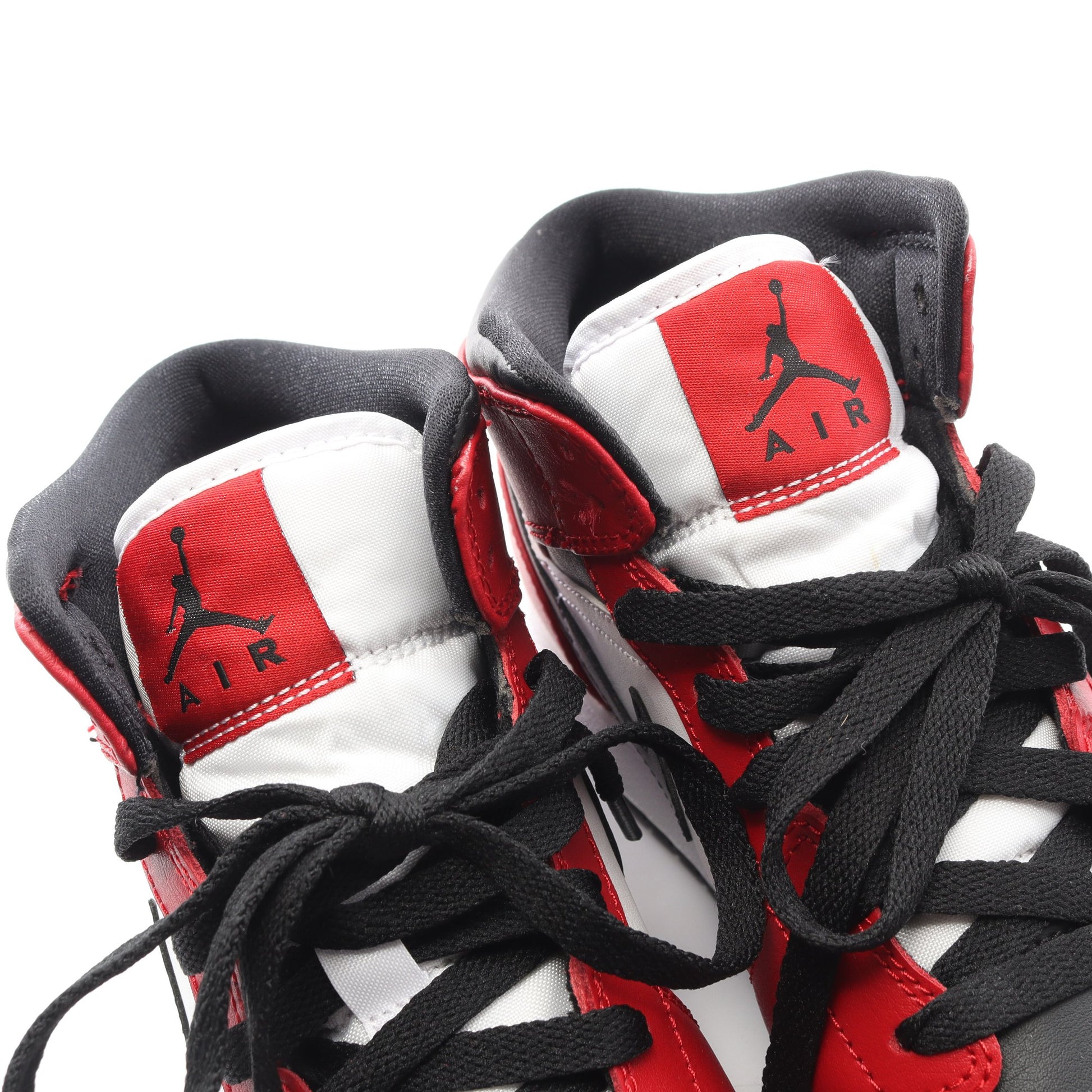AIR JORDAN 1 MID GS CHICAGO キッズ ハイカットスニーカー レザー レッド ブラック ホワイト ナイキ シューズ NIKE