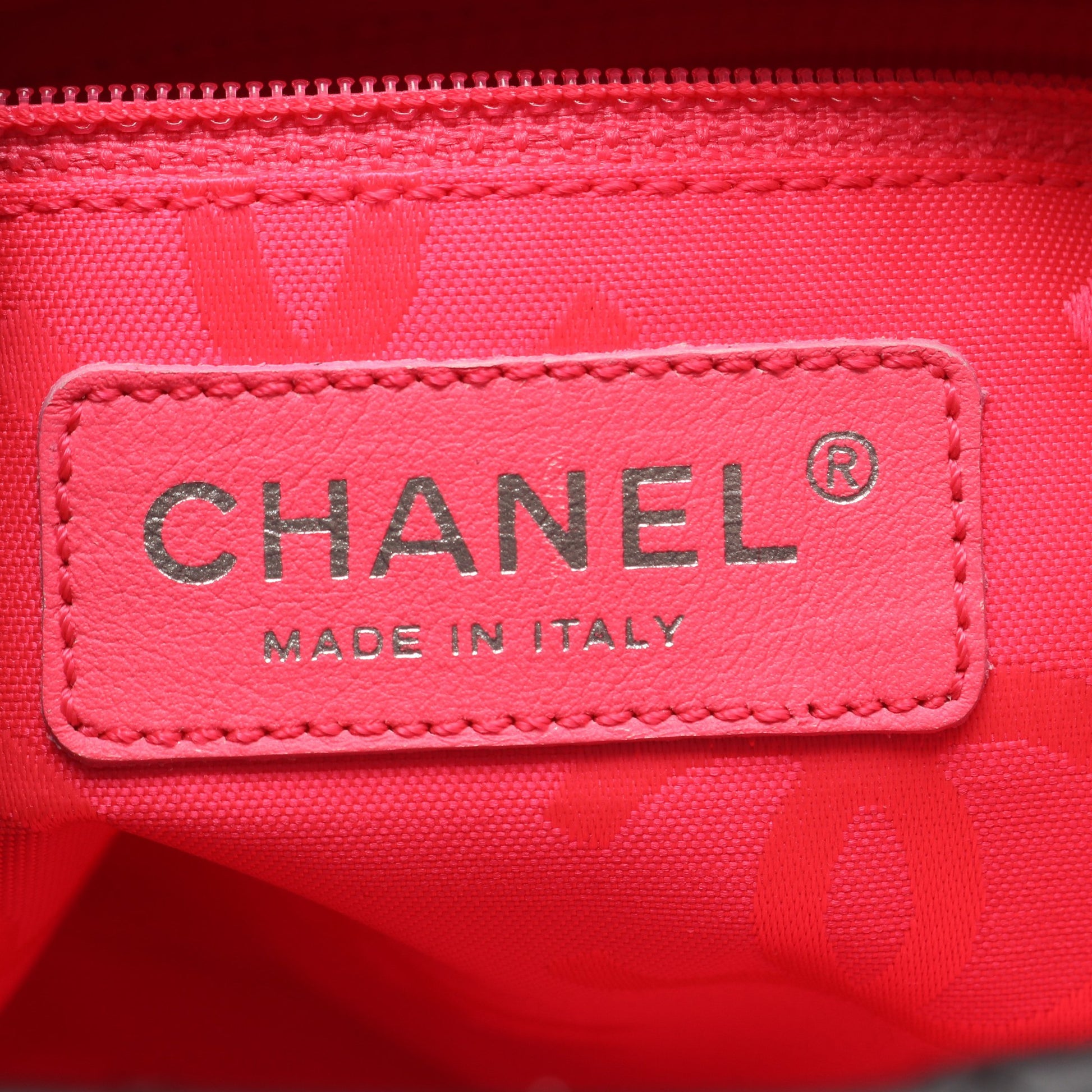 カンボンライン ミディアム ハンドバッグ トートバッグ レザー ブラック シルバー金具 シャネル バッグ CHANEL