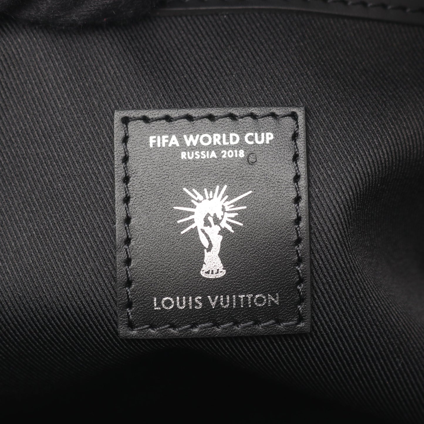 キーポル バンドリエール50 エピ ノワール ボストンバッグ レザー ブラック ホワイト 2018FIFAワールドカップ オフィシャルライセンスドプロジェクトコレクション 2WAY ルイヴィトン バッグ LOUIS VUITTON
