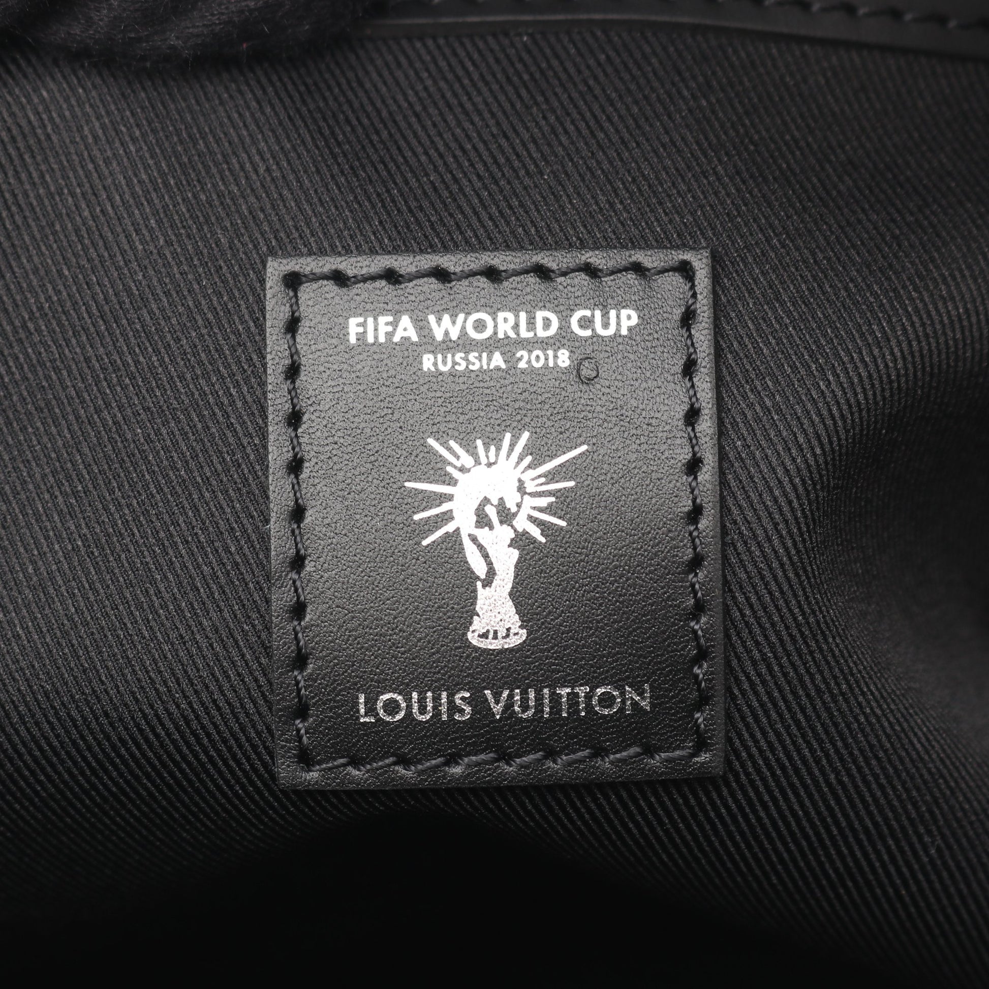 キーポル バンドリエール50 エピ ノワール ボストンバッグ レザー ブラック ホワイト 2018FIFAワールドカップ オフィシャルライセンスドプロジェクトコレクション 2WAY ルイヴィトン バッグ LOUIS VUITTON