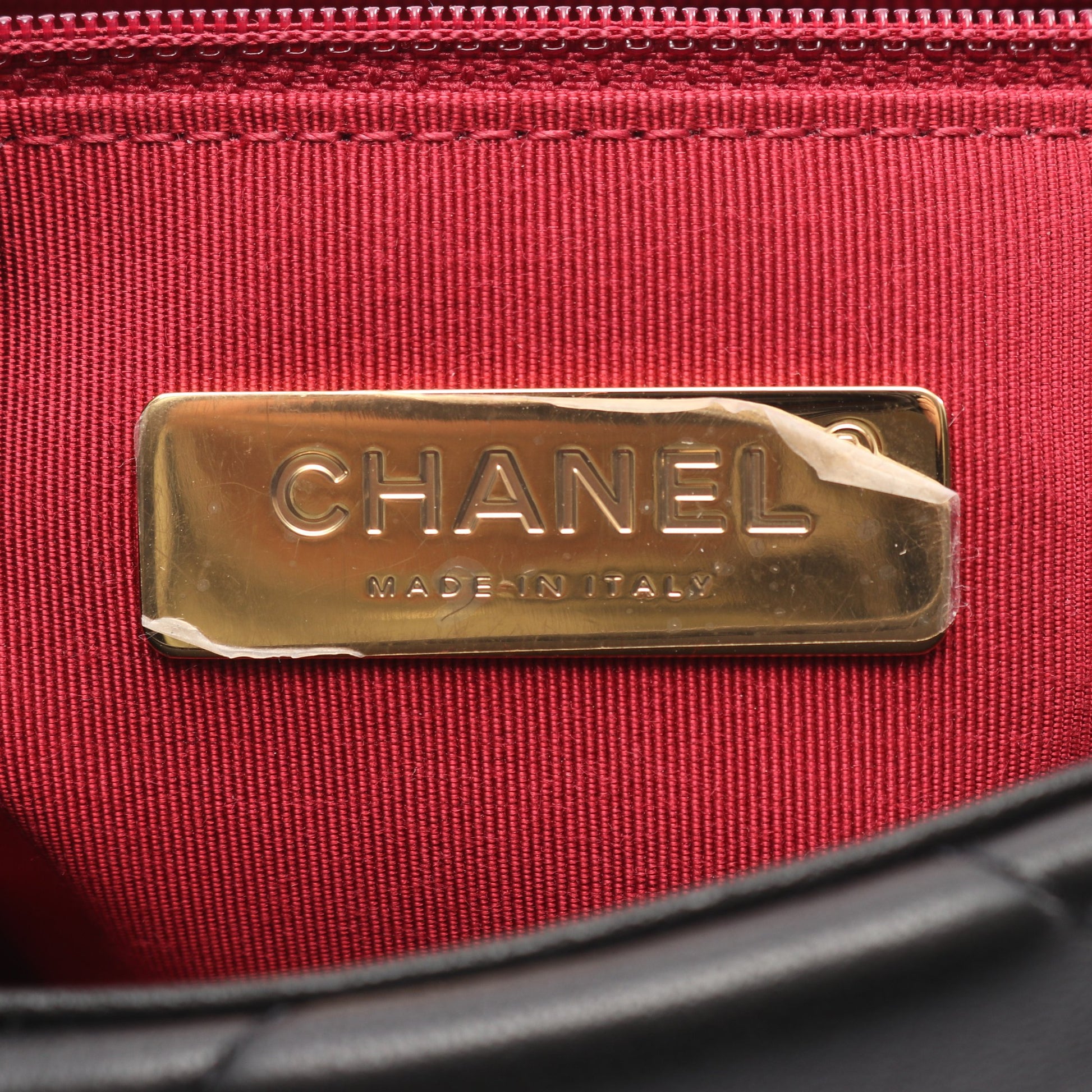 19 ディズヌフ マトラッセ チェーンショルダーバッグ ラムスキン ブラック コンビ金具 シャネル バッグ CHANEL