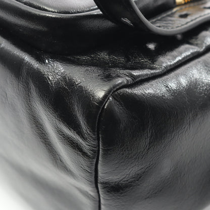 ダングル ミニ ハンドバッグ レザー ブラック プラダ バッグ PRADA