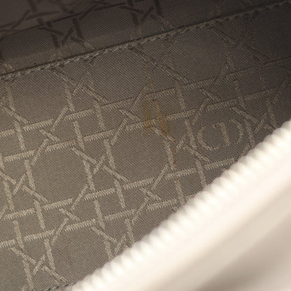 LADY DIOR レディディオール カナージュ ハンドバッグ レザー グレー 2WAY クリスチャンディオール バッグ Christian Dior