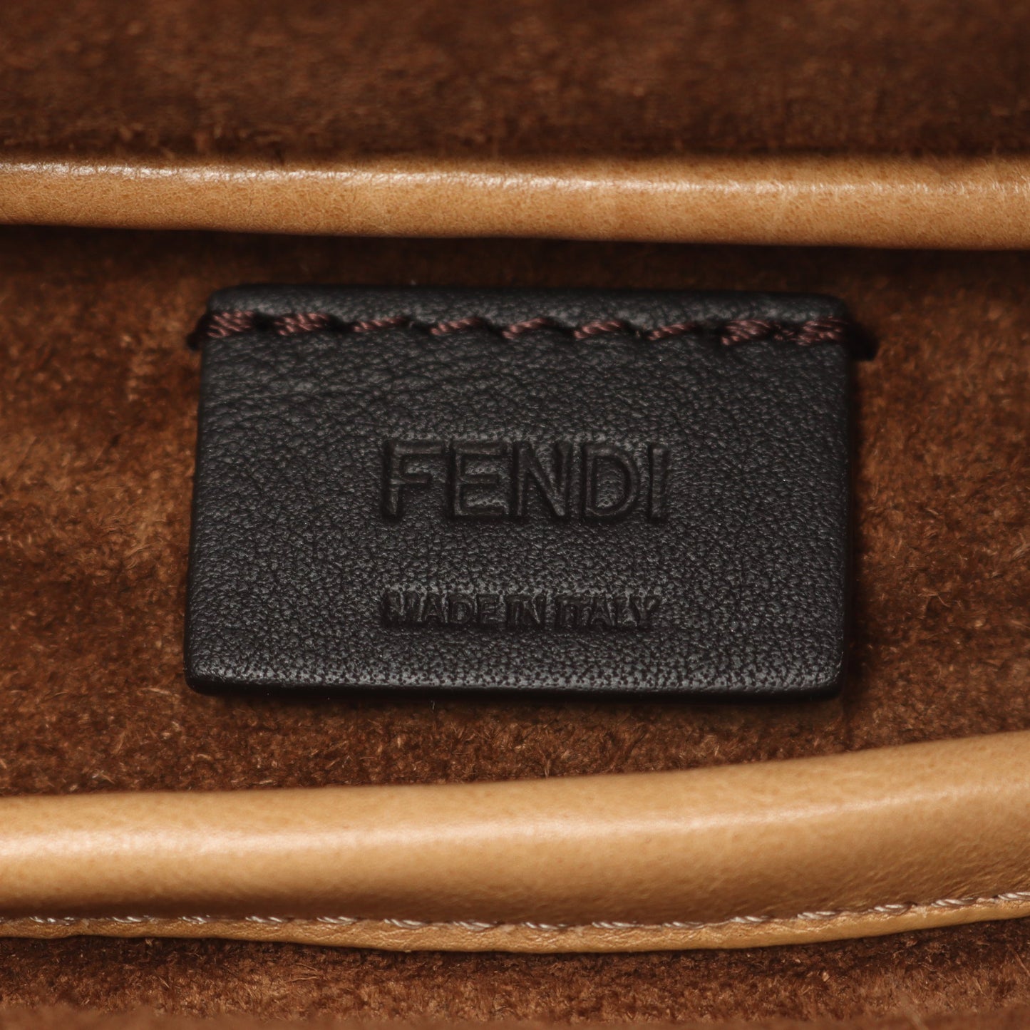 Simply FENDY シンプリー フェンディ ミニ ワンショルダーバッグ レザー ベージュ フェンディ バッグ FENDI
