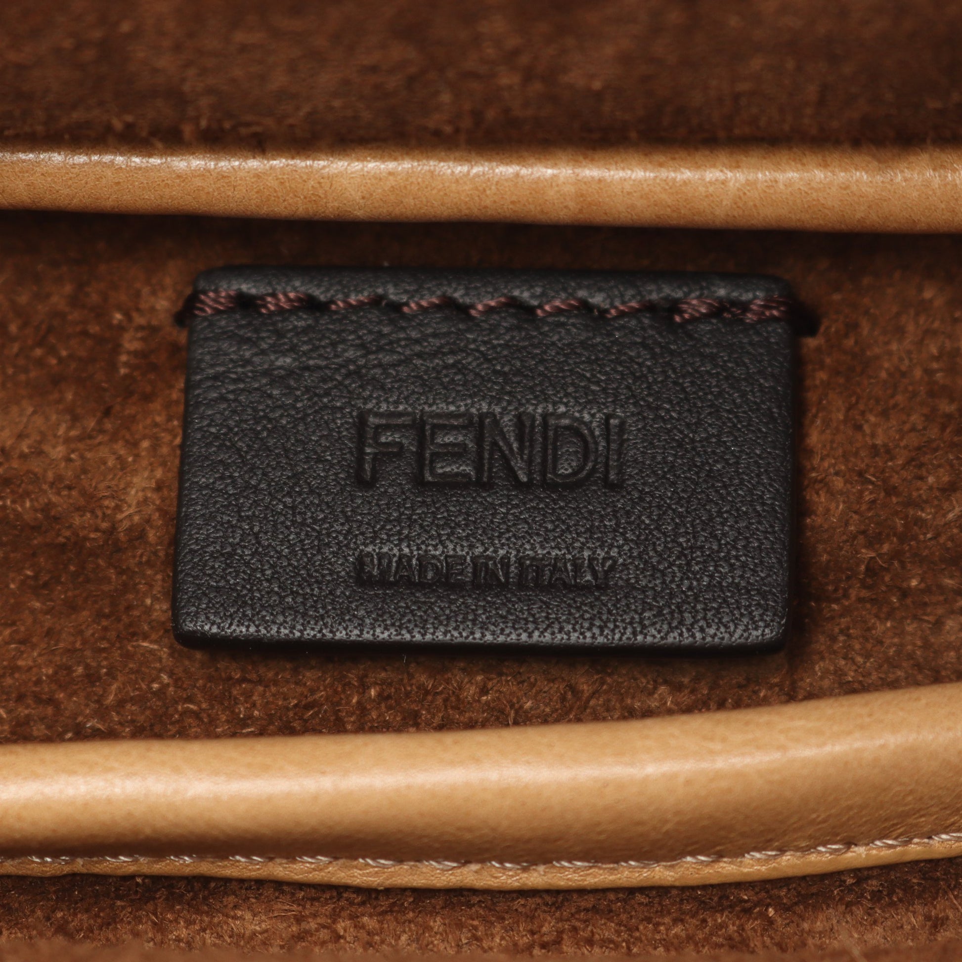Simply FENDY シンプリー フェンディ ミニ ワンショルダーバッグ レザー ベージュ フェンディ バッグ FENDI
