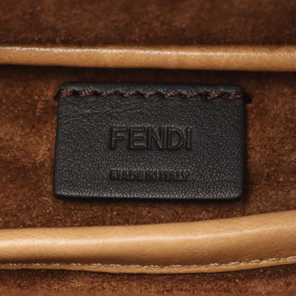Simply FENDY シンプリー フェンディ ミニ ワンショルダーバッグ レザー ベージュ フェンディ バッグ FENDI