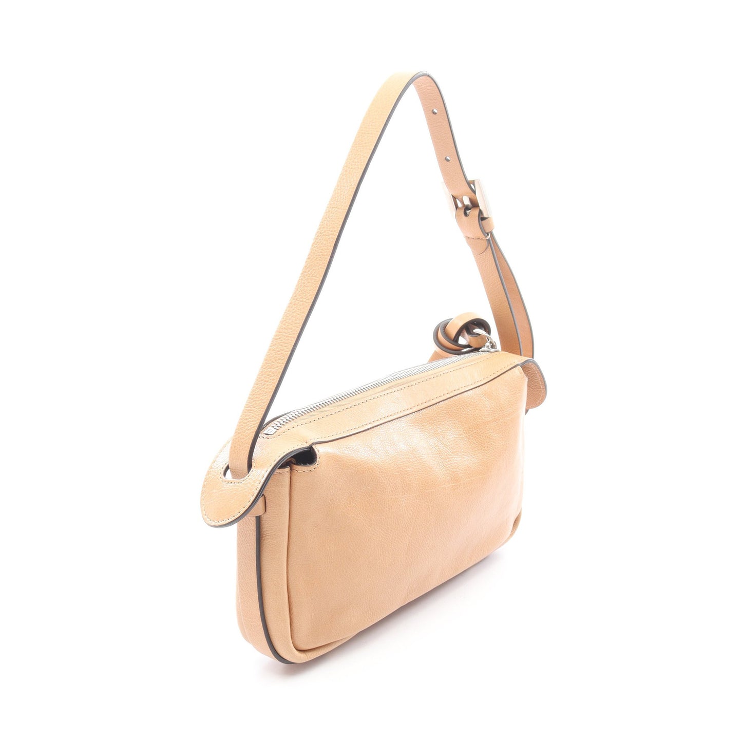 Simply FENDY シンプリー フェンディ ミニ ワンショルダーバッグ レザー ベージュ フェンディ バッグ FENDI