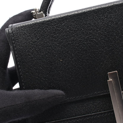 シネティック チェーンショルダーバッグ シェーブル ブラック シルバー金具 A刻印 エルメス バッグ HERMES