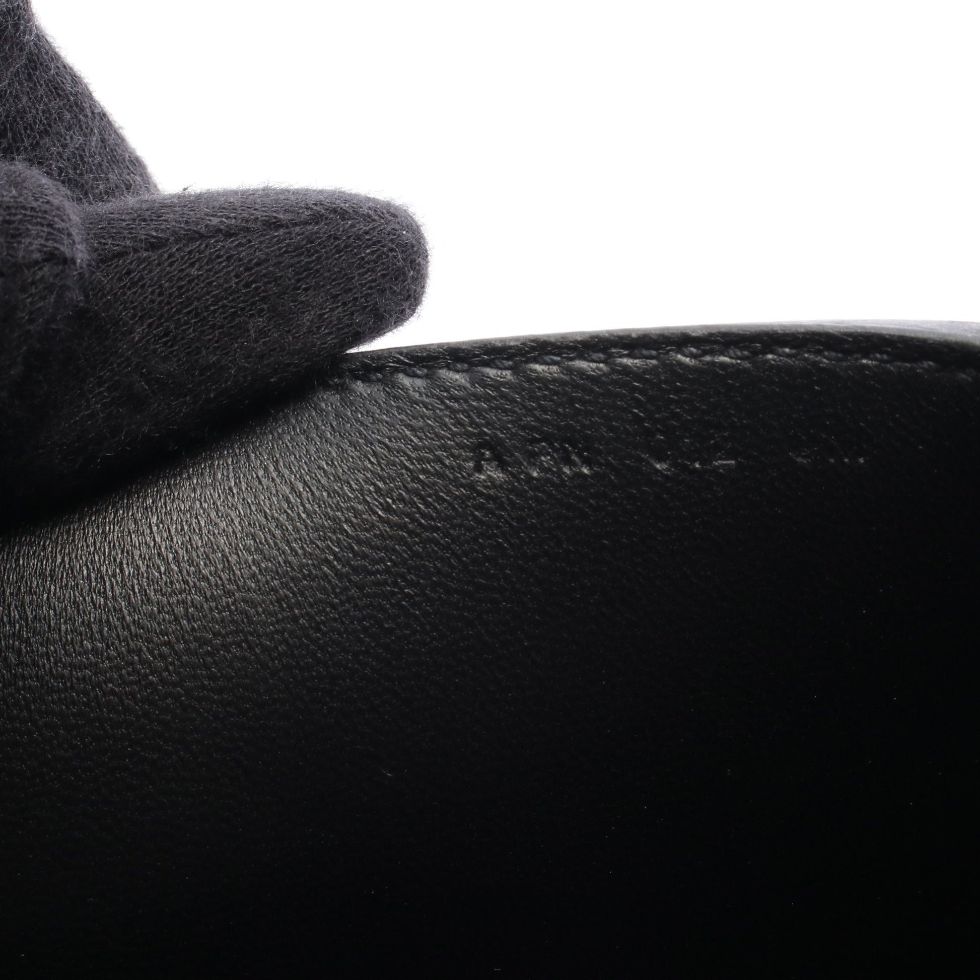 シネティック チェーンショルダーバッグ シェーブル ブラック シルバー金具 A刻印 エルメス バッグ HERMES