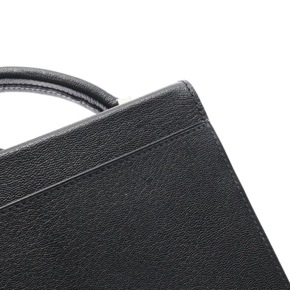 シネティック チェーンショルダーバッグ シェーブル ブラック シルバー金具 A刻印 エルメス バッグ HERMES