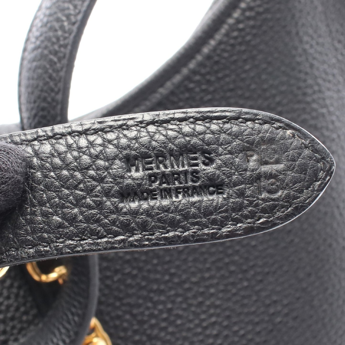 トリム31 ショルダーバッグ トゴ ブラック ゴールド金具 □G刻印 エルメス バッグ HERMES