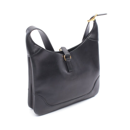 トリム24 デュオ ショルダーバッグ エバーグレイン ブラック ゴールド金具 Y刻印 エルメス バッグ HERMES