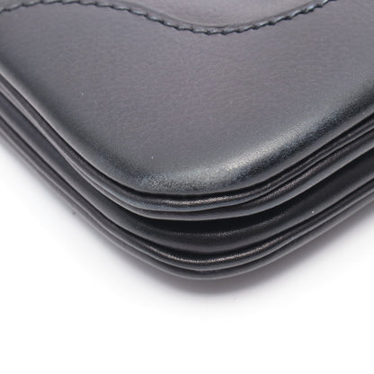 トリム24 デュオ ショルダーバッグ エバーグレイン ブラック ゴールド金具 Y刻印 エルメス バッグ HERMES