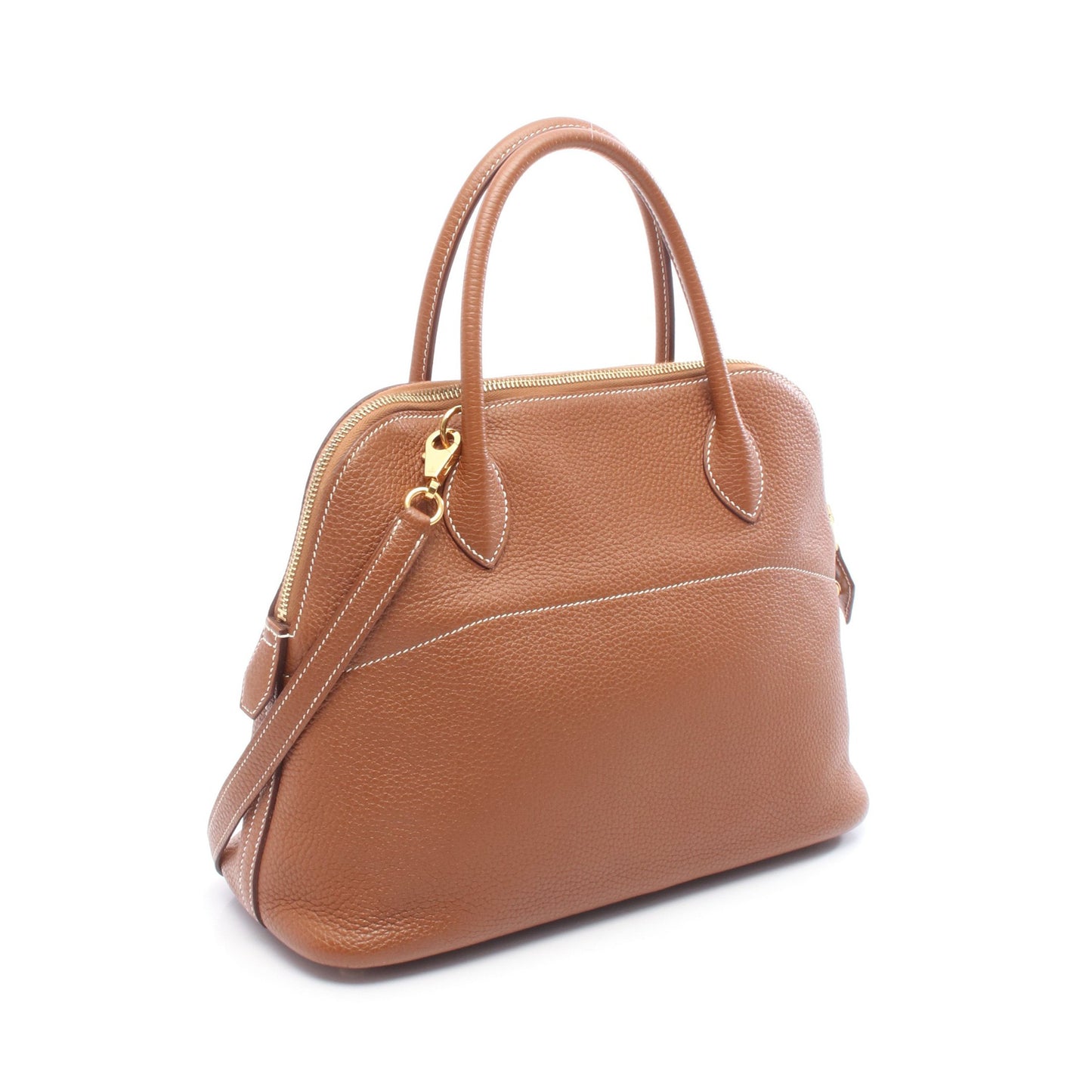 ボリード31 ゴールド ハンドバッグ トリヨンクレマンス ブラウン ゴールド金具 2WAY Y刻印 エルメス バッグ HERMES
