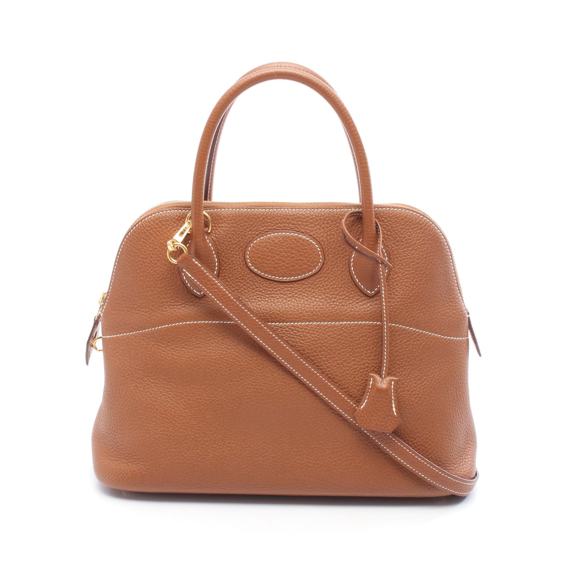 ボリード31 ゴールド ハンドバッグ トリヨンクレマンス ブラウン ゴールド金具 2WAY Y刻印 エルメス バッグ HERMES
