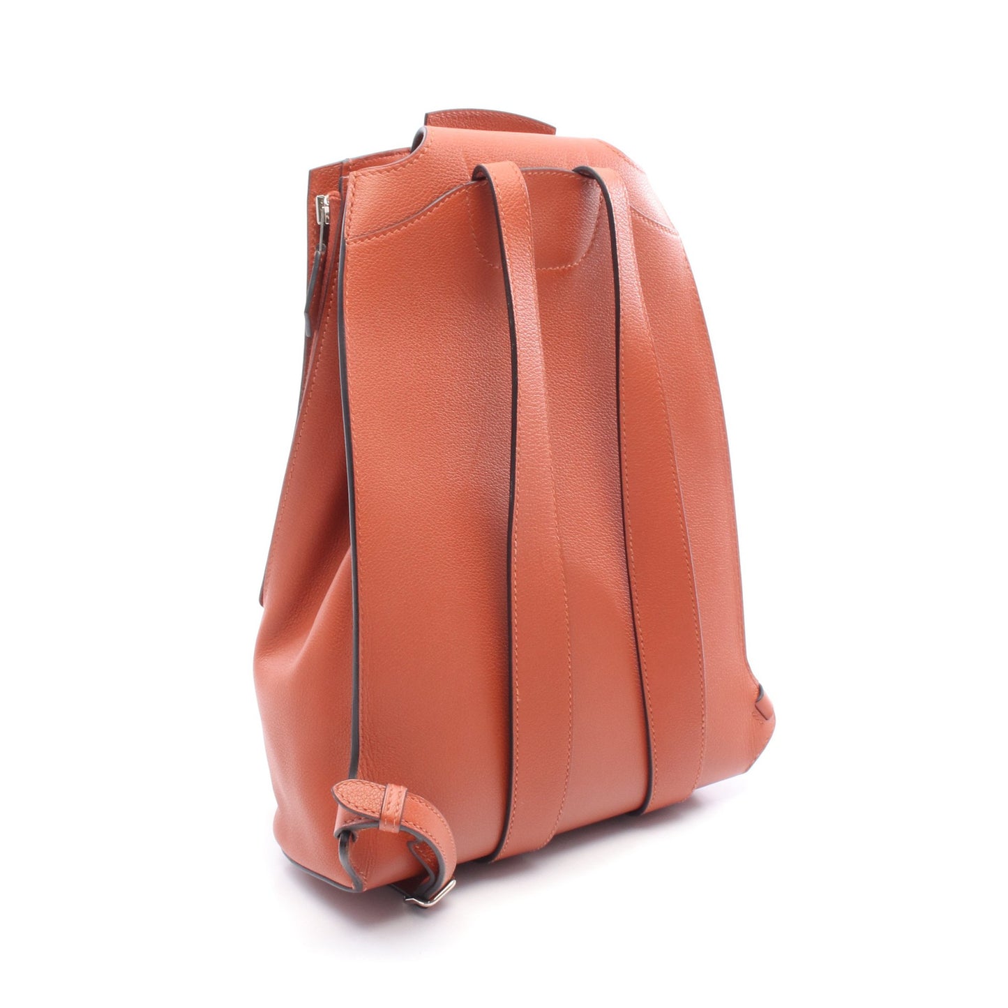 サックアド GR24 ブリック バックパック リュックサック エバーグレイン ブラウン シルバー金具 X刻印 エルメス バッグ HERMES