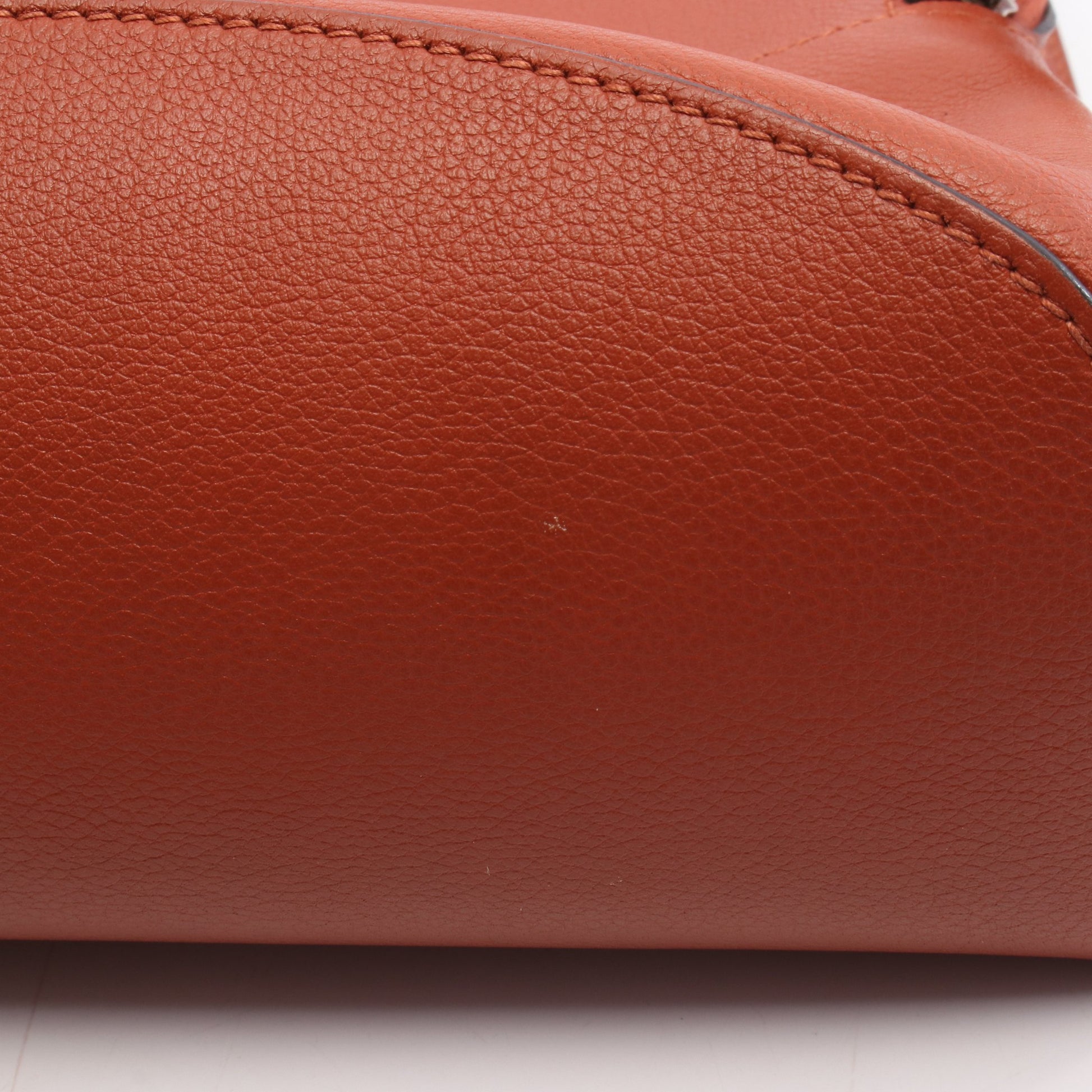 サックアド GR24 ブリック バックパック リュックサック エバーグレイン ブラウン シルバー金具 X刻印 エルメス バッグ HERMES